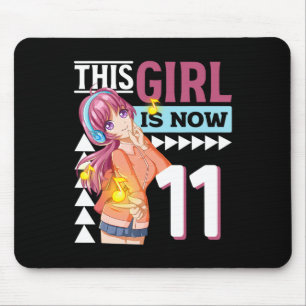 This Anime Girl Is Now 11 Years Old Anime 11 th Bi Mouse Pad