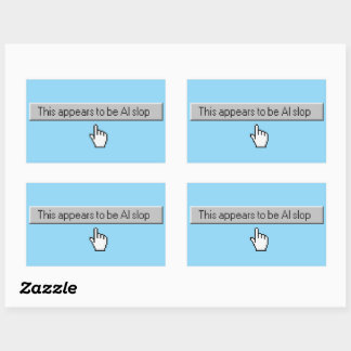 This Appears To Be AI Slop Button Sticker