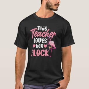 This Assistant Principal Loves Her Flock Flamingo T-Shirt