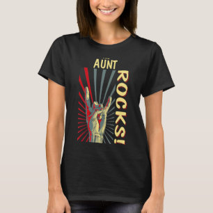This Aunt Rocks Vintage Retro Concert 70s 80s Funn T-Shirt