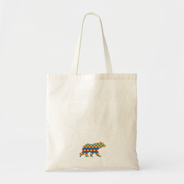 This autism awareness apparel featuring a quote Ma Tote Bag (Front)