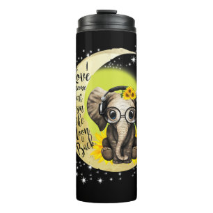 This autism tee shirt is for a mom, dad, wife, hus thermal tumbler