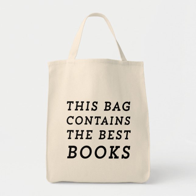 This Bag Contains the Best Books (Front)
