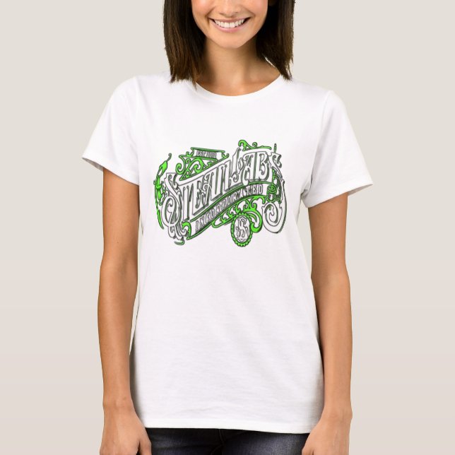 This basic t-shirt features a relaxed fit for the  (Front)