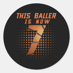 This Basketball Player Is Now 7 Classic Round Sticker