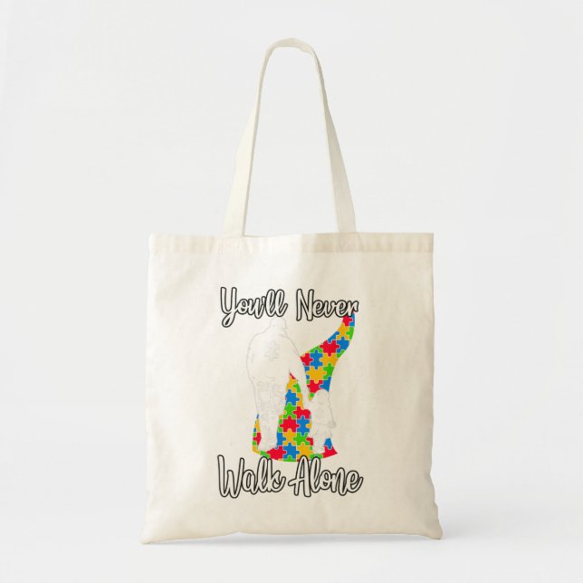 This beautiful design for a father and daughter gr tote bag (Front)