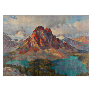 “This Beautiful Land” – Landscape of the Rockies Cutting Board