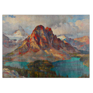 “This Beautiful Land” – Landscape of the Rockies Cutting Board