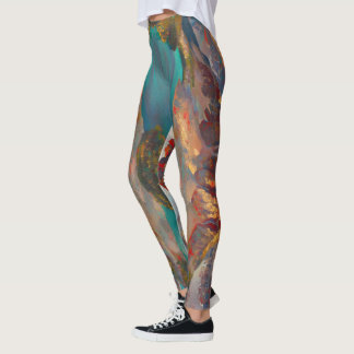 “This Beautiful Land” – Landscape of the Rockies Leggings