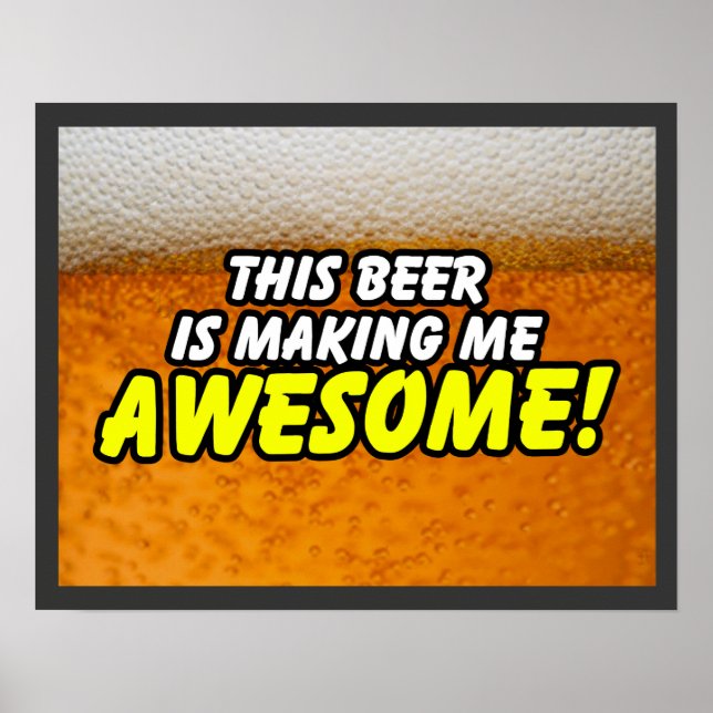 This Beer Poster $18.95 (Front)