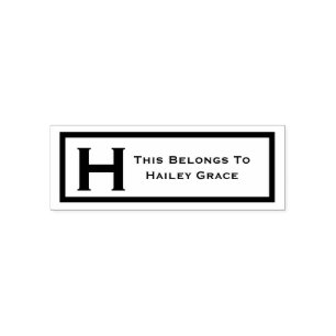 This Belongs to Personalized Organization Item Self-inking Stamp