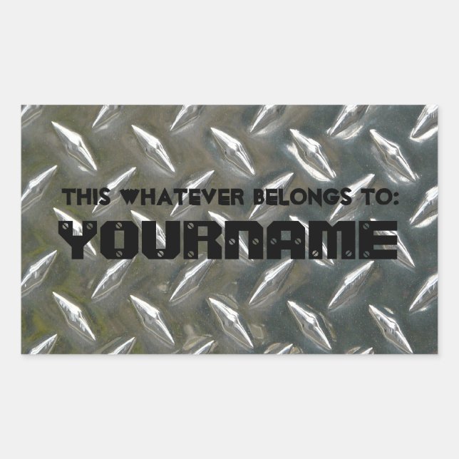This belongs to... Your Name! Sticker (Front)