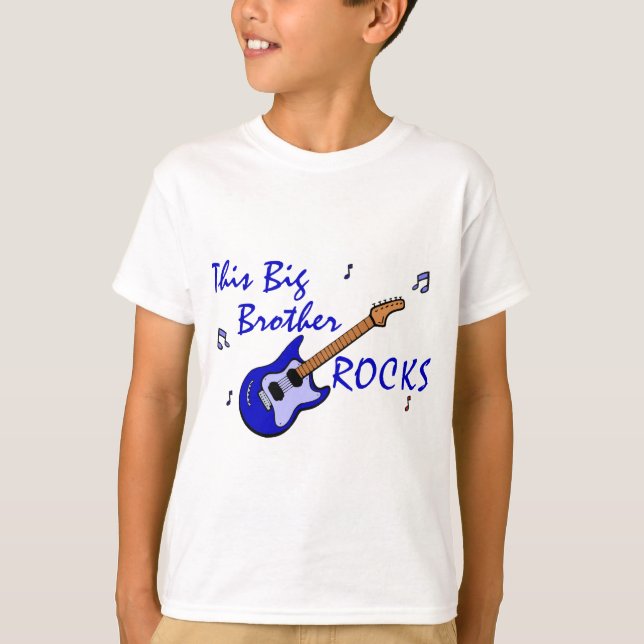 This Big Brother Rocks T-Shirt (Front)