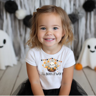 This Boo is Two Cute Ghost Birthday Toddler T-shirt