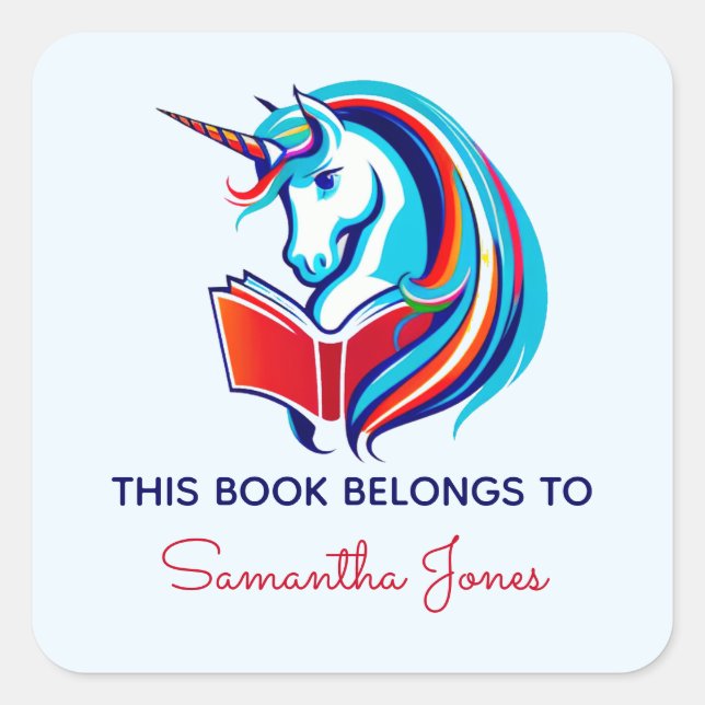 This Book Belongs to - Book Label (Front)