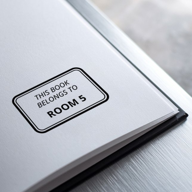 This Book Belongs to | Book Owners Labelling Self-inking Stamp (Creator Uploaded)