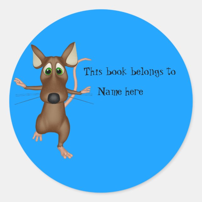 "This Book Belongs To" Book Stickers (Front)