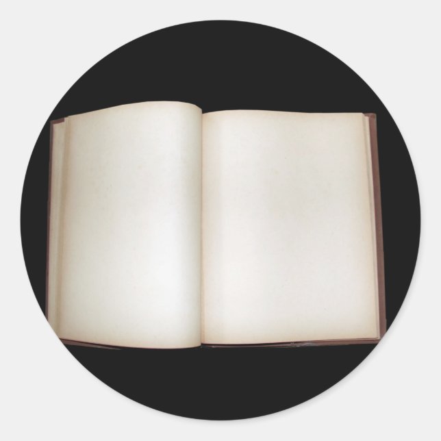 This book belongs to classic round sticker (Front)