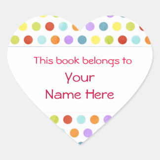 This Book Belongs To Custom Sticker