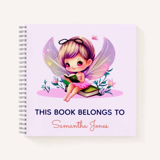 This Book Belongs to - Fairy Notebook (Front)