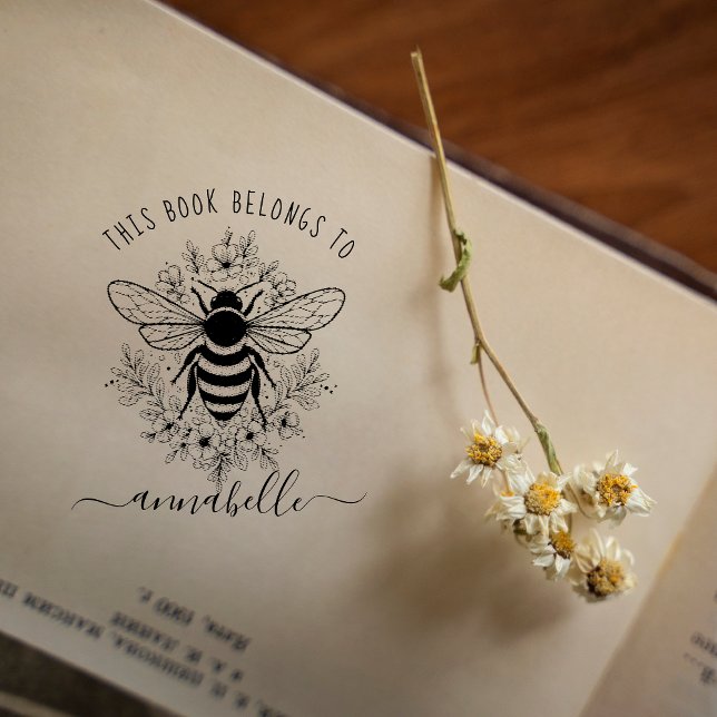 This Book Belongs To | Monogram Book Stamp (Creator Uploaded)