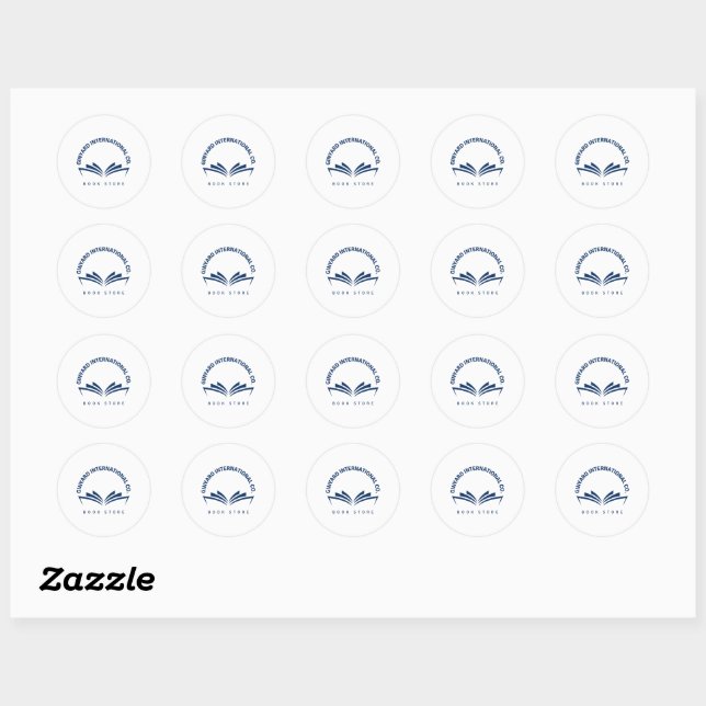 This Book Belongs To Personalized Classic Round St Sticker (Sheet)