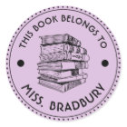 This Book Belongs To Personalized