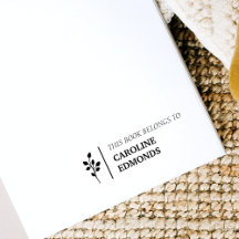 This Book Belongs To Personalized Name