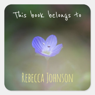 This book belongs to square sticker