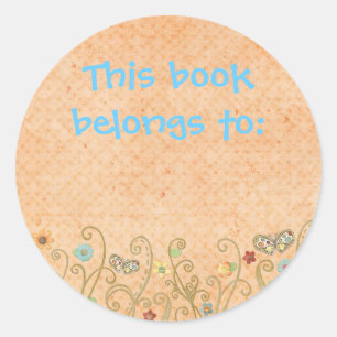 This book belongs to sticker