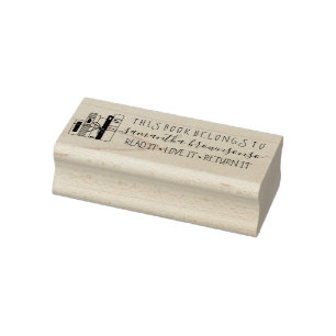 This Book Belongs To Teacher Business Rubber Stamp