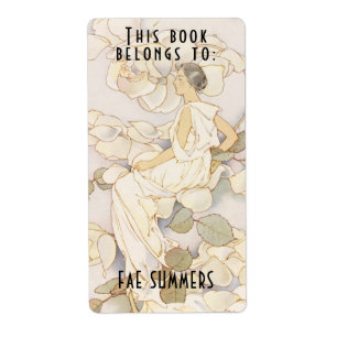 This Book Belongs to Vintage Bookplate