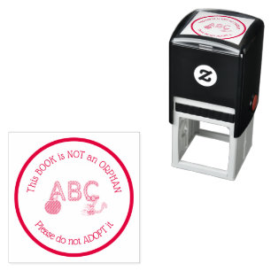 This Book is not an Orphan Please do not Adopt it  Self-inking Stamp