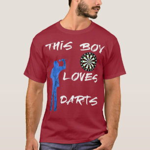 This Boy Loves Darts Board Games Player T-Shirt
