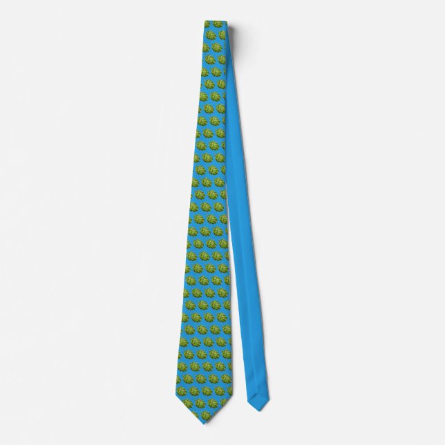 This Buds for you! Hops Bud Neck Tie. Tie (Front)