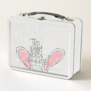 "This Bunny Needs Chocolate” Egg Hunt Box