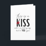 This Card is a Kiss<br><div class="desc">Inspired Greeting from H.G. Alexandre to send a sweet message to someone you love who you miss. Perfect Inspired Card to send someone when they are far from home or away on a trip! Because poetry isn’t just something for you to read. It’s something for you to give. Pair with...</div>
