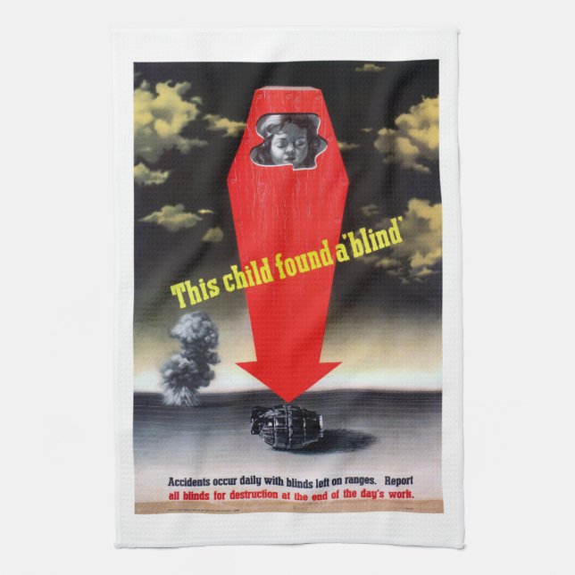 This Child Found a Blind Kitchen Towel (Vertical)