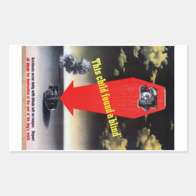 This Child Found a Blind Sticker (Front)