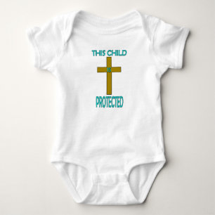 This child is protected baby bodysuit