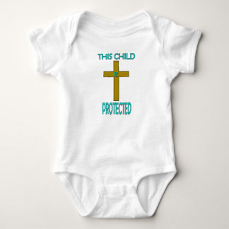 This child is protected baby bodysuit