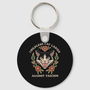 This Childless Cat Lady Is Voting Kamala-harris 20 Keychain