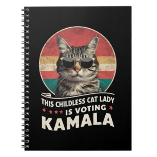 This Childless Cat Lady is Voting Kamala Notebook