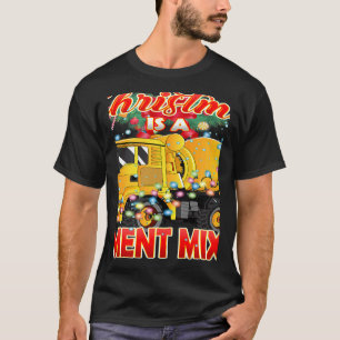 This Christmas All I Want is a Cement Mixer Truck T-Shirt