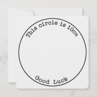 This Circle Is 10cm Good Luck Funny Pregnancy