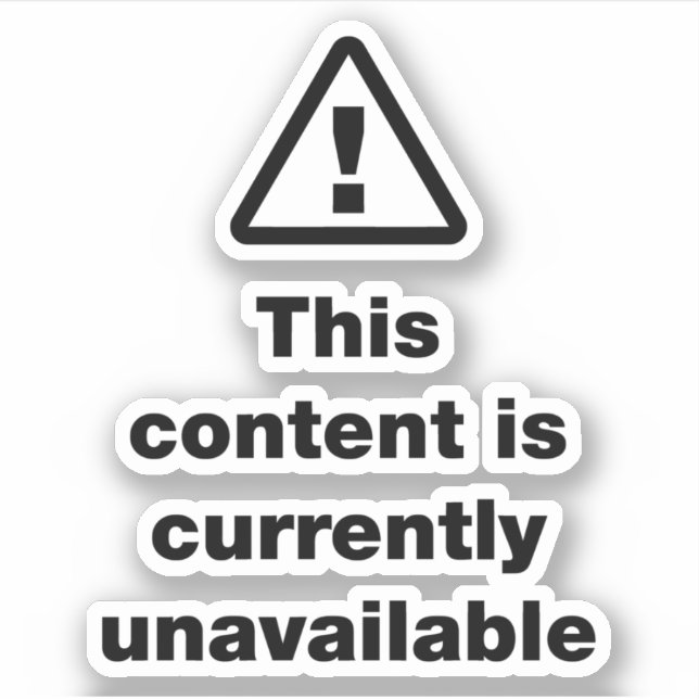 ⚠ This Content Is Currently Unavailable (Front)