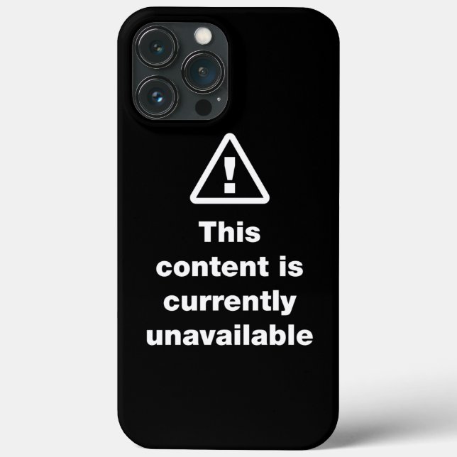 ⚠ This Content Is Currently Unavailable Case-Mate  Case-Mate iPhone Case (Back)