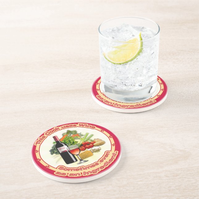 This Cook uses Wine Coaster (Side)