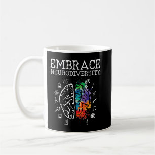 this cool neurodiversity shirt is perfect for adhd coffee mug