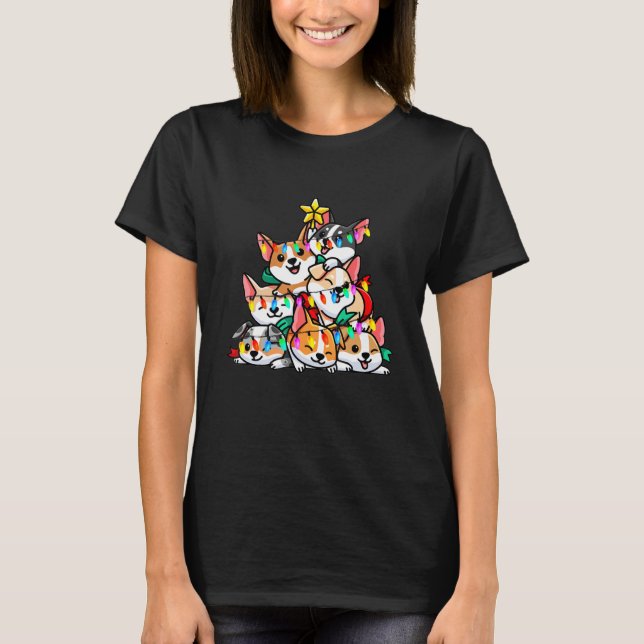 This Corgi Christmas Tee Is A Great For Corgi (Front)